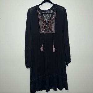 Aressia‎ Boho Embroidered Long Sleeve Dress
